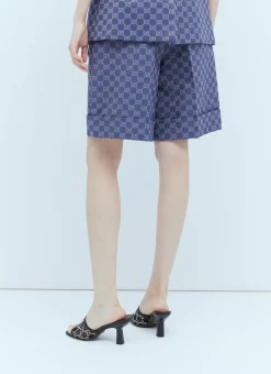 Interlocking Gg Canvas Shorts