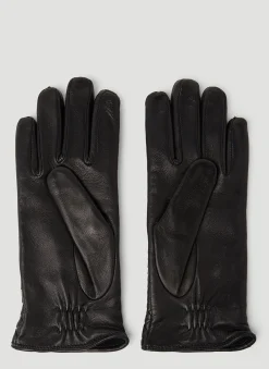 Intrecciato Leather Gloves