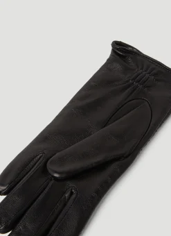 Intrecciato Leather Gloves