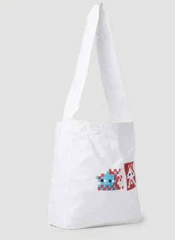 Invader Print Tote Bag