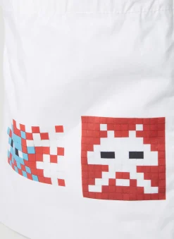 Invader Print Tote Bag