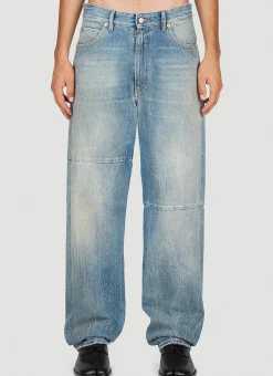 Irregular Seam Jeans