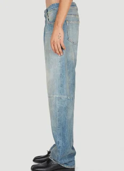 Irregular Seam Jeans