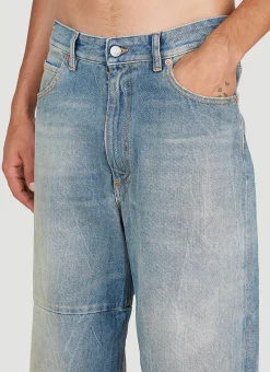 Irregular Seam Jeans