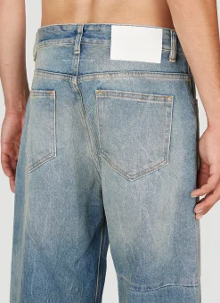 Irregular Seam Jeans