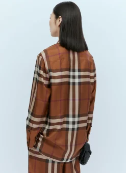 Jackie Check Pyjama Shirt