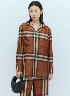 Jackie Check Pyjama Shirt