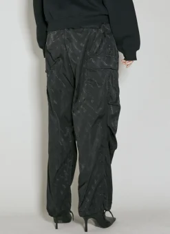 Jacquard Cargo Pants