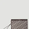 Jacquard Logo Clutch