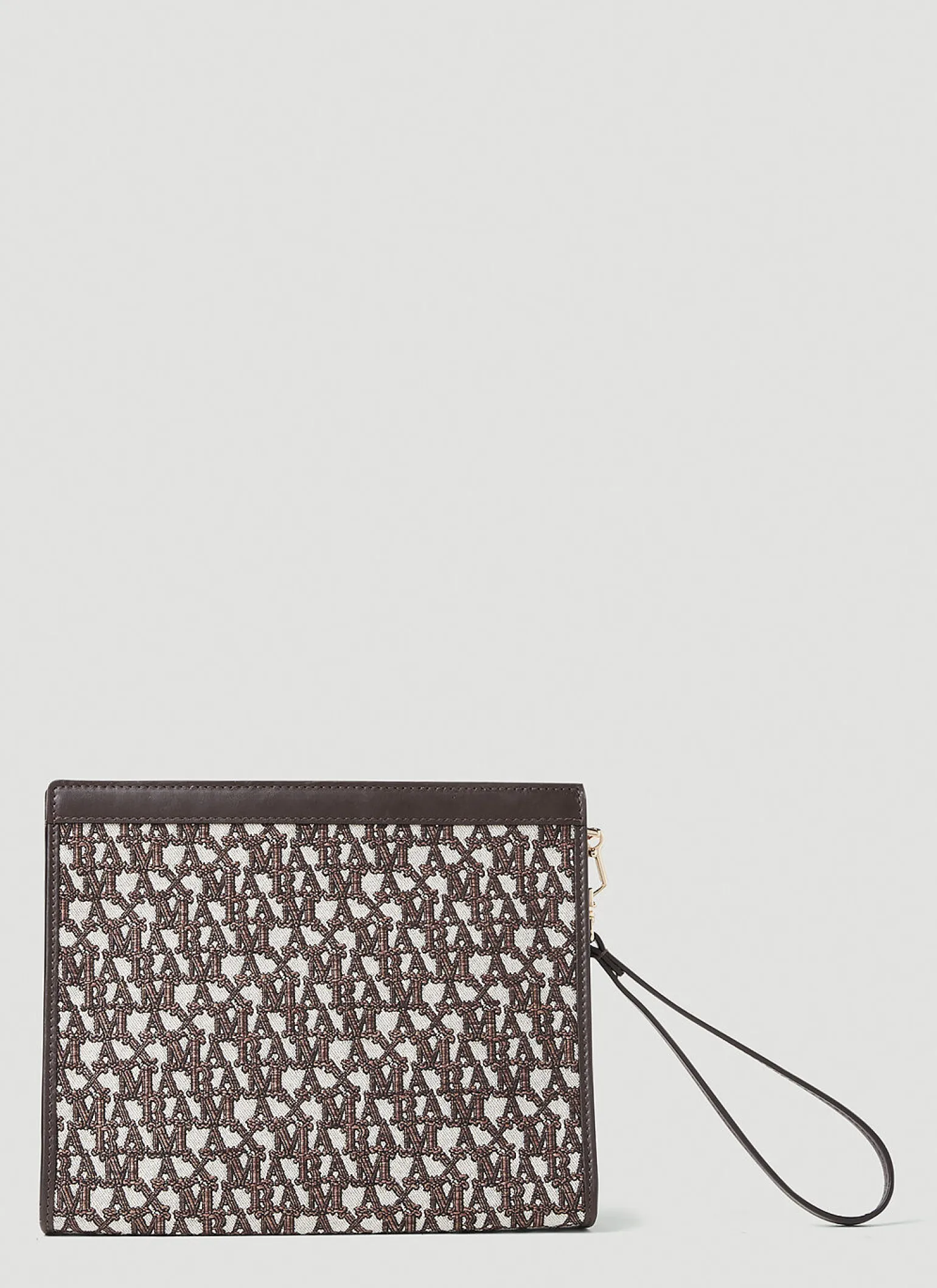 Jacquard Logo Clutch