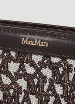 Jacquard Logo Clutch