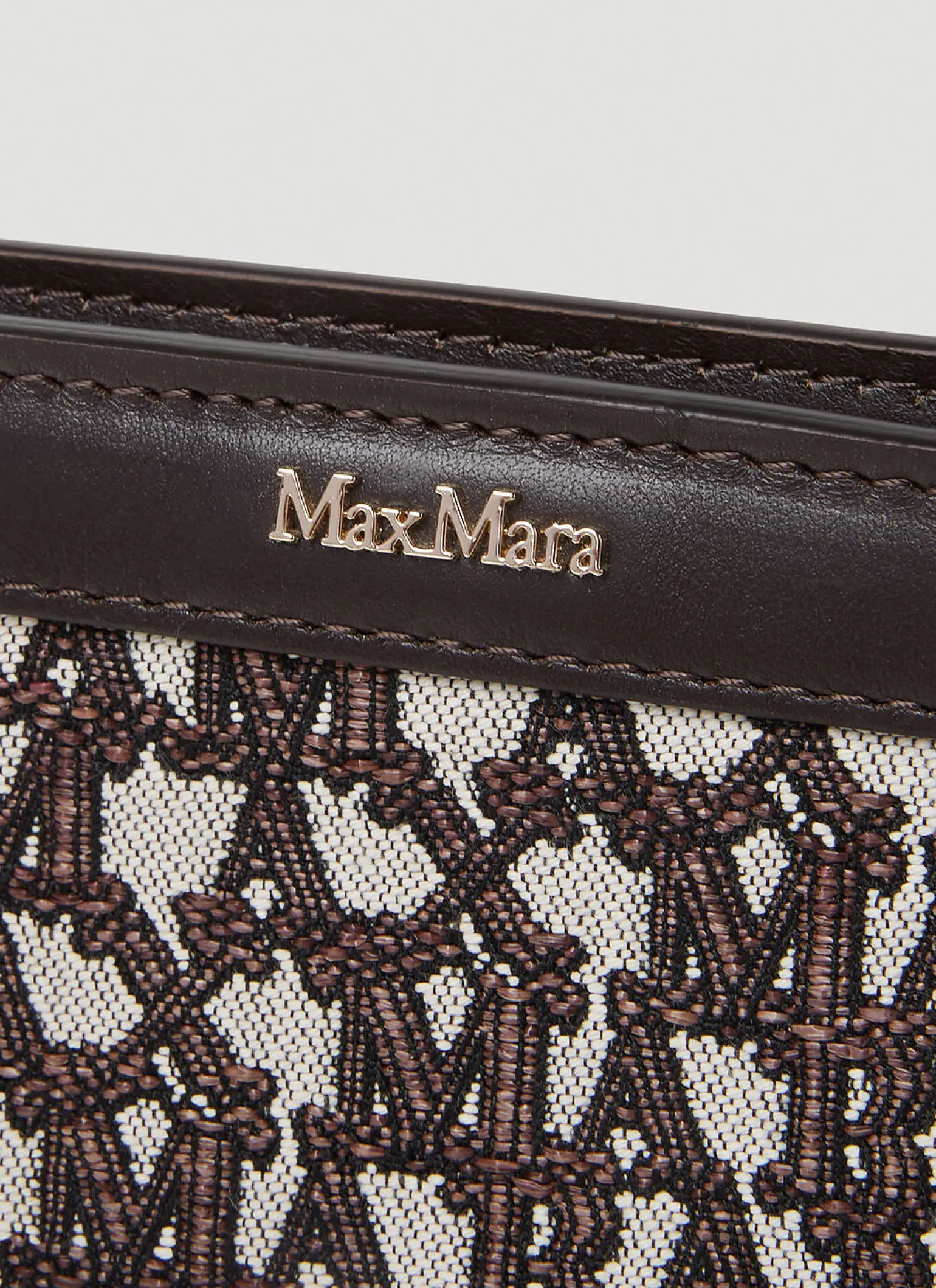 Jacquard Logo Clutch
