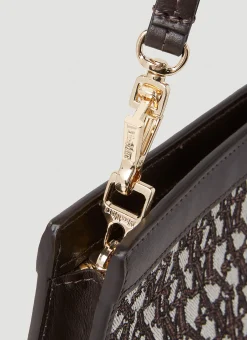 Jacquard Logo Clutch