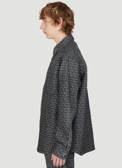 Jacquard Monogram Denim Shirt