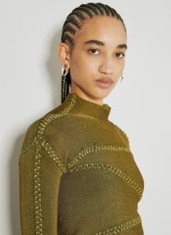 Jigsaw High Neck Knit Top