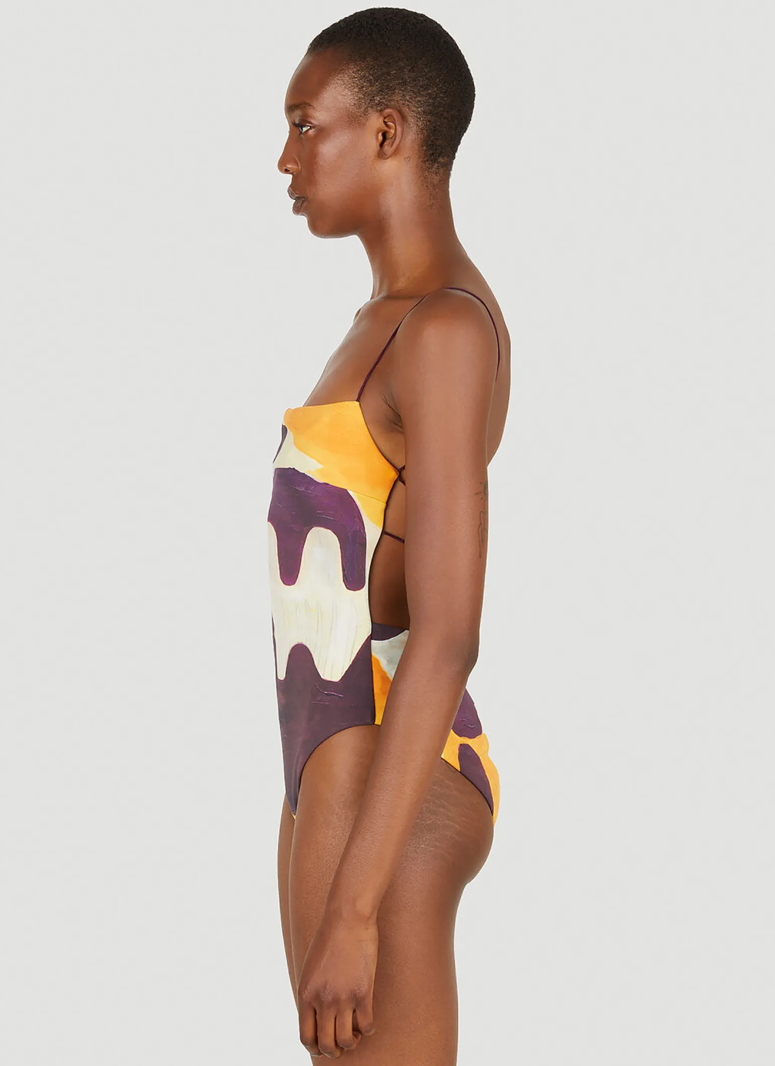 Joan Print Fine Strap Swimsuit