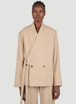 Kimono Wool Blazer