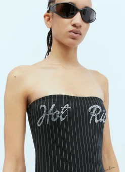Knit Crystal Embellished Bodysuit