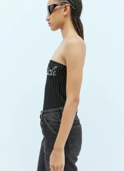 Knit Crystal Embellished Bodysuit