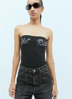 Knit Crystal Embellished Bodysuit