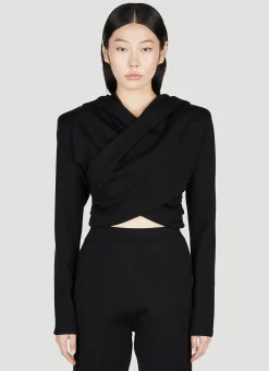 Knit Hooded Top