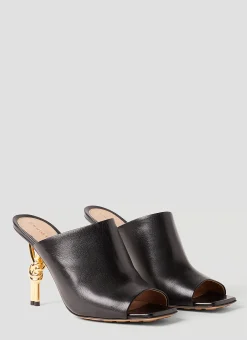 Knot High Heel Mules