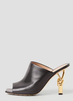 Knot High Heel Mules