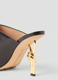 Knot High Heel Mules