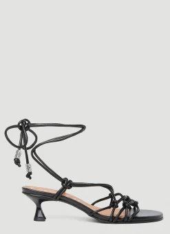 Knots Kitten Heel Sandals
