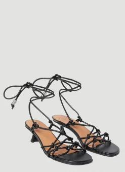 Knots Kitten Heel Sandals