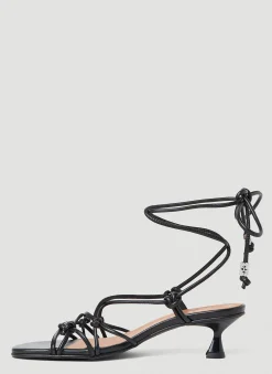 Knots Kitten Heel Sandals
