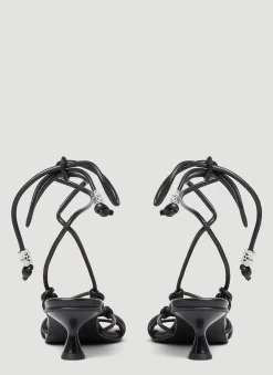 Knots Kitten Heel Sandals