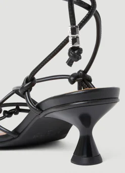Knots Kitten Heel Sandals