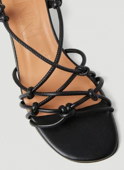 Knots Kitten Heel Sandals