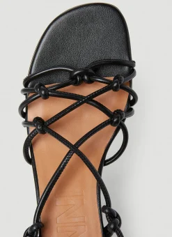 Knots Kitten Heel Sandals
