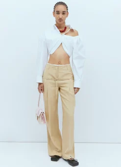 La Chemise Galliga Crop Shirt