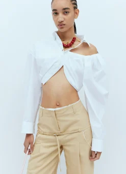 La Chemise Galliga Crop Shirt