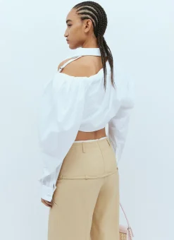 La Chemise Galliga Crop Shirt