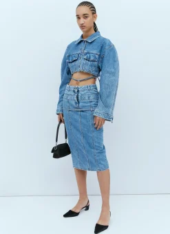 La Jupe De Nimes Criollo Denim Skirt