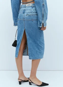 La Jupe De Nimes Criollo Denim Skirt
