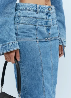 La Jupe De Nimes Criollo Denim Skirt