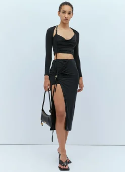 La Jupe Pareo Croissant Skirt