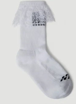 Lace Barcode Socks