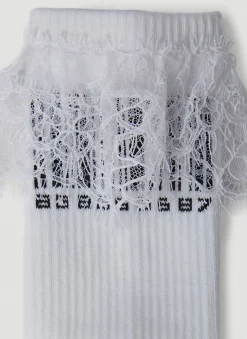 Lace Barcode Socks