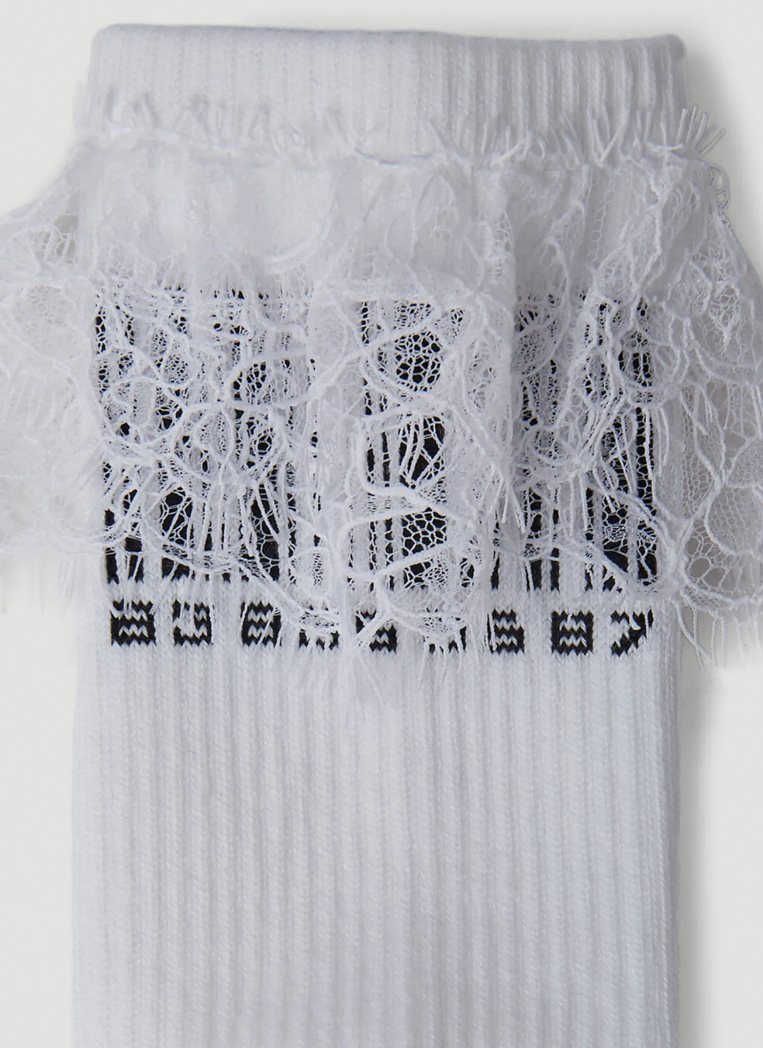 Lace Barcode Socks