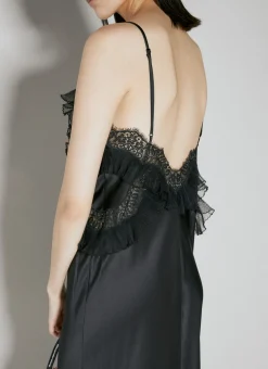 Lace Combo Midi Dress