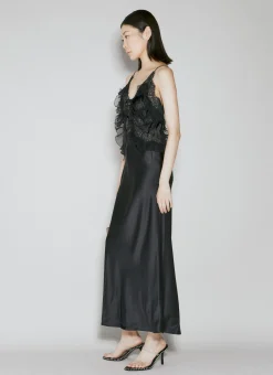 Lace Combo Midi Dress