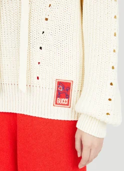 Lace-Up Knit Sweater