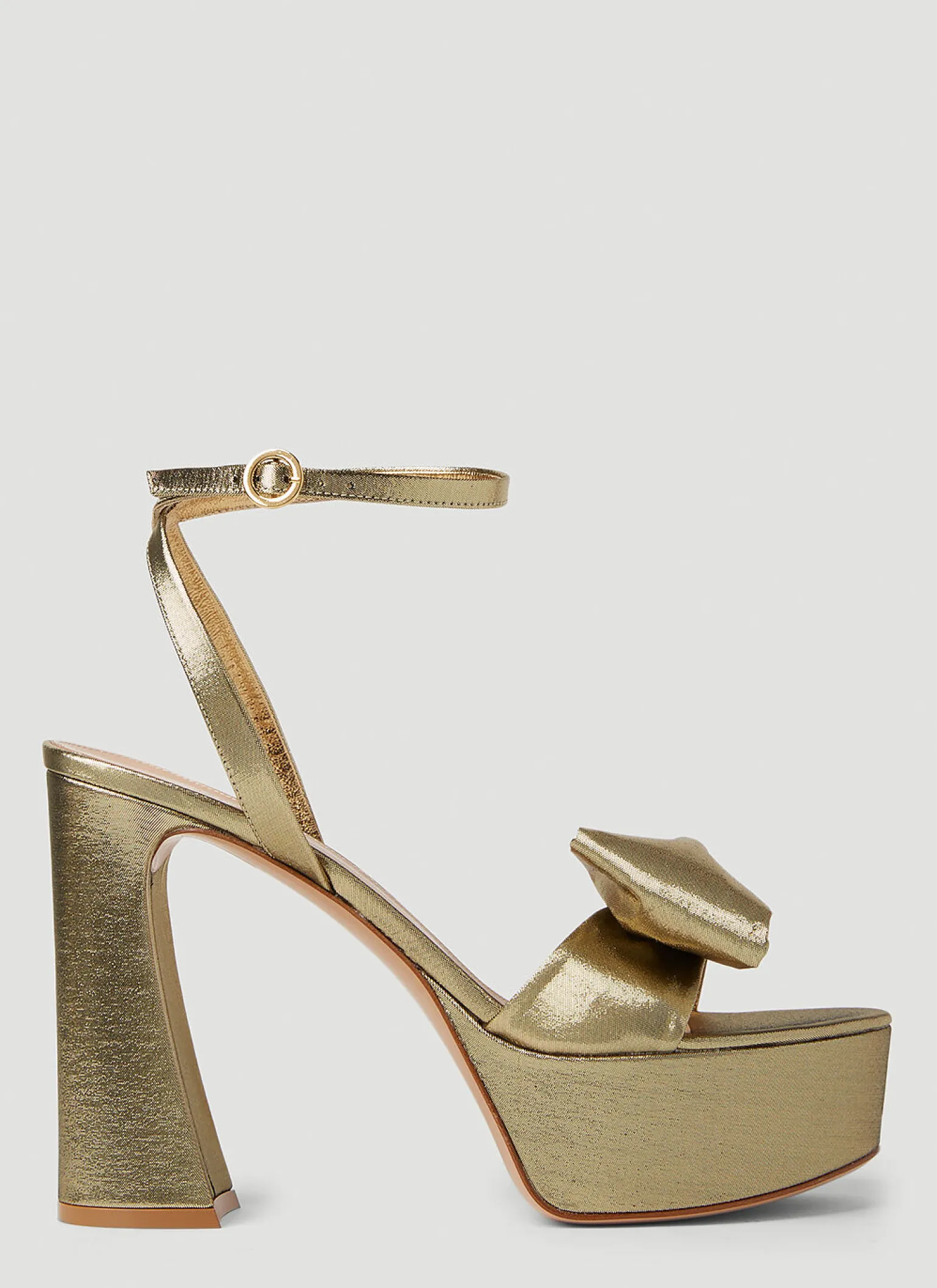 Lame Platform Sandals
