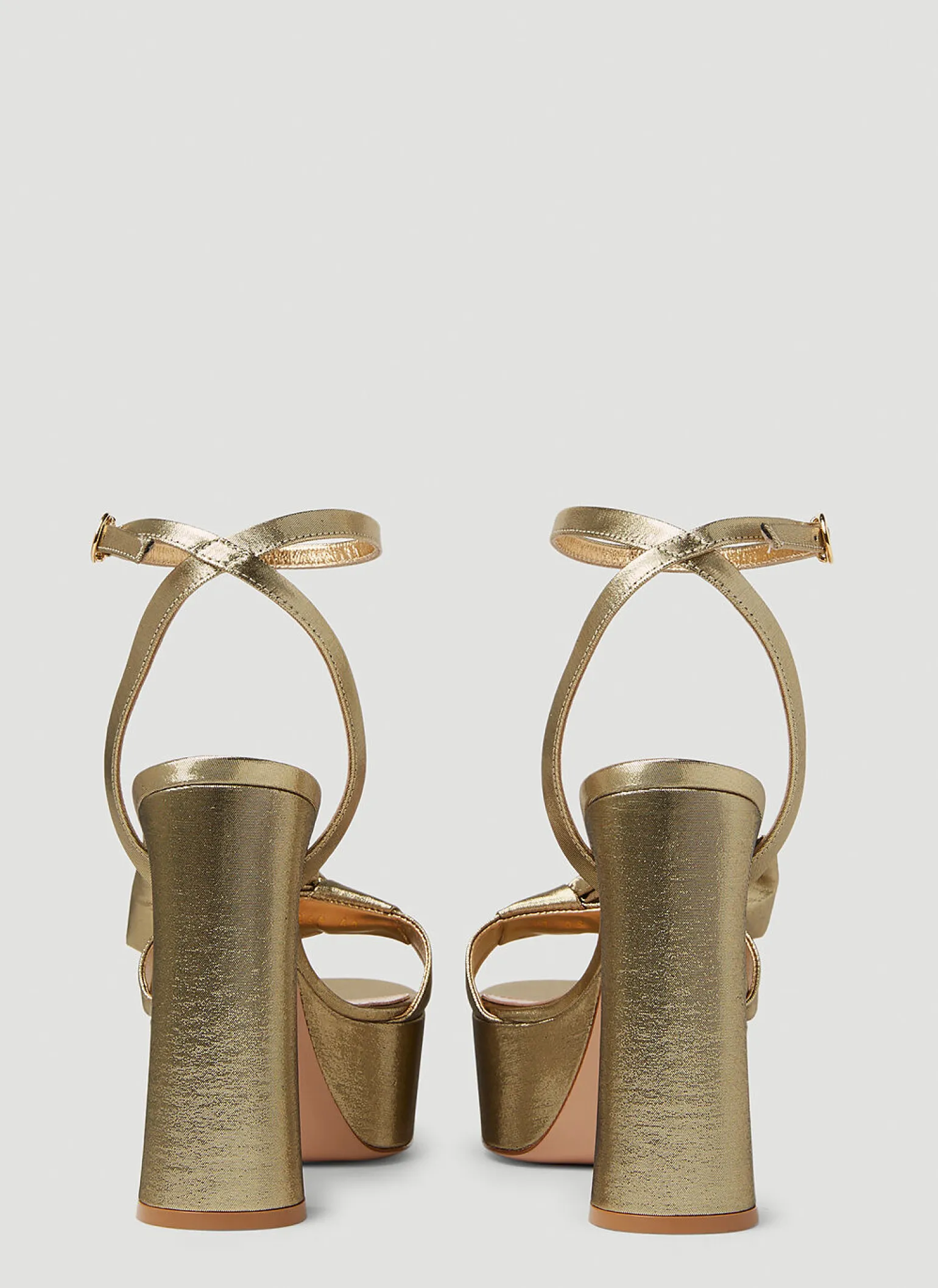 Lame Platform Sandals